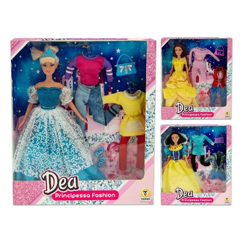Teorema Bambola Principessa Fashion con accessori (30cm) DEA Assortito 66826