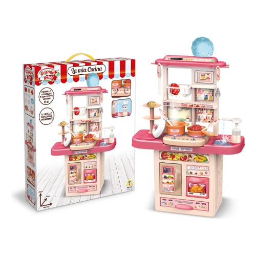 Teorema Cucina giocattolo con accessori ed effetti luminosi e sonori (46,5x19x65cm) GRANDE CHEF 80029