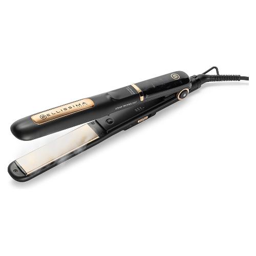 Imetec Piastra capelli BELLISSIMA Steam Ceramic & Keratin Black e Gold 11915