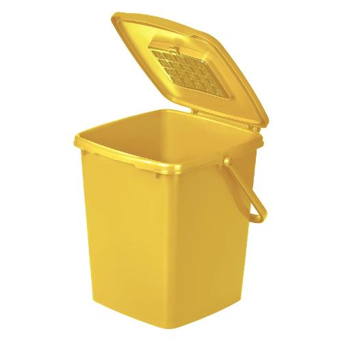 Mattiussi Ecologia Pattumiera (10L) MINIMAX PRO Giallo 12475