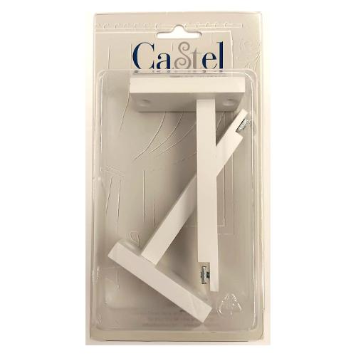 Castel Set supporti bastoni tenda Decò ALLU PROFIL Bianco ottico 118 B84235