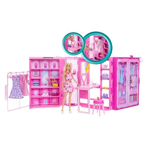 Mattel Set bambola Armadio dei Sogni BARBIE HXD58