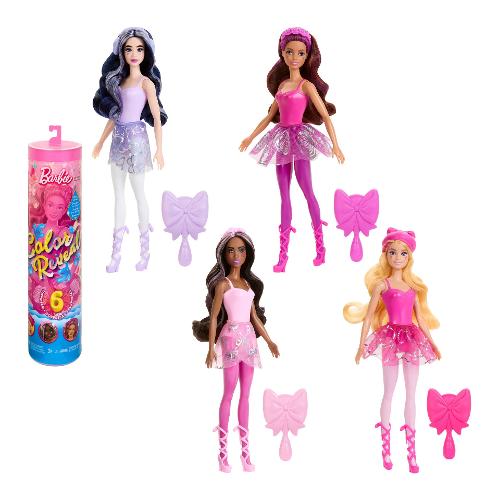 Mattel Bambola Color Reveal Ballerina (30cm) BARBIE Assortito HRK17