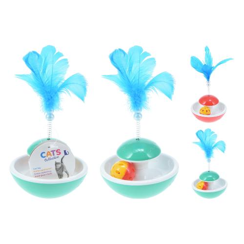 Koopman Gioco per gatto CATS COLLECTION Trottola con piuma assortito 491014140