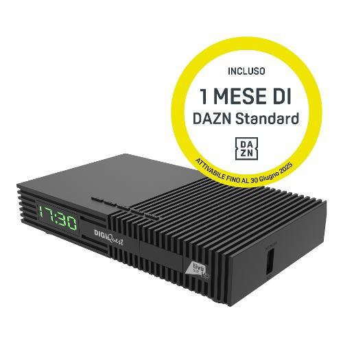 Digiquest Decoder TIVUSAT Classic Black DAZN TI9 DVB-S2