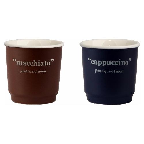 Amicasa Set bicchierini caffè 2 pz Dark COFFEE Art 2