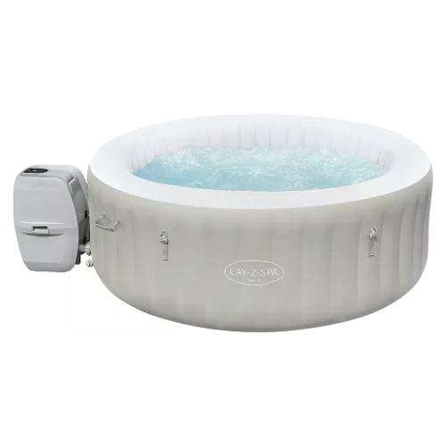 Bestway Spa idromassaggio Tahiti Airjet gonfiabile (180x66cm) 2 - 4 persone LAY Z SPA Grigio e Azzurro mosaico 60007