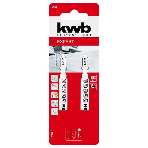 Kwb Set lame seghetto alternativo per metallo 2 pz EXPERT 50 mm 49626175