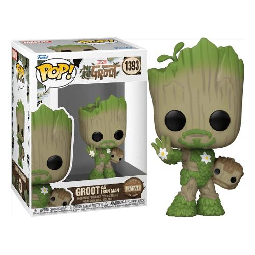 Funko POP MARVEL We Are Groot Iron Man 1393 79516