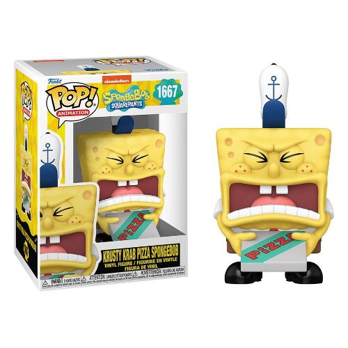 Funko POP ANIMATION Spongebob 25th with Pizza 1667 75738