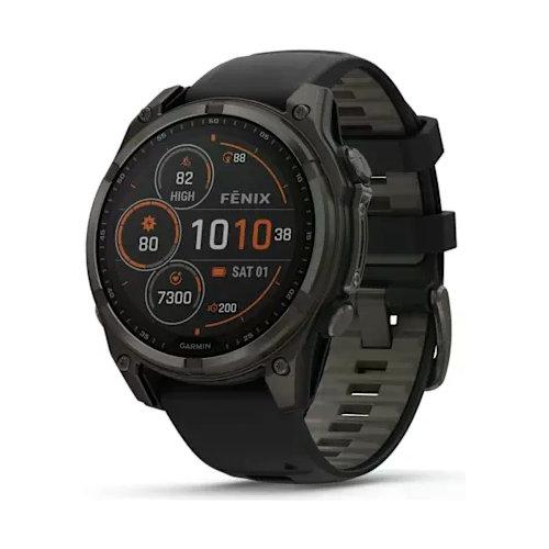 Garmin Smartwatch ( MIP ) FENIX 8 Solar Sapphire e Carbon gray 51 mm 010 02907 11