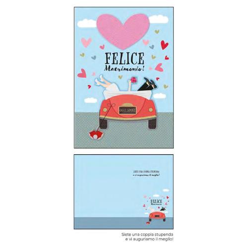 Marpimar Biglietto auguri Matrimonio (11,8x16,8 cm) TSD99