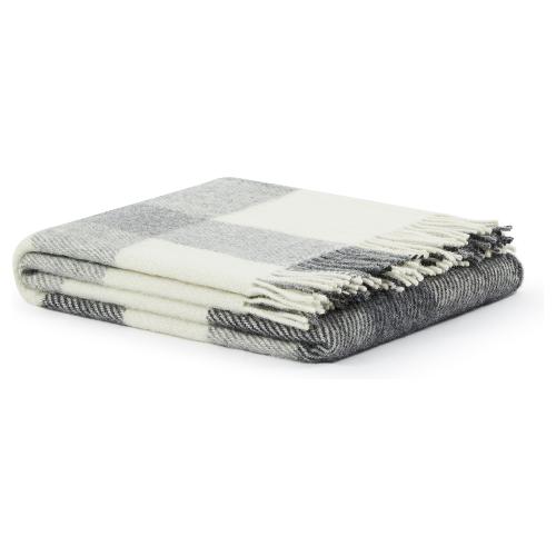Marzotto Plaid ISEO CHECK Antracite 770276 (170x130cm)