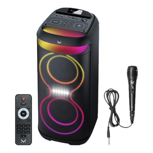 Majestic Set karaoke FIRE 38 Tws Black 60W 116138 BK Bluetooth Jack 6,3mm, USB, MicroSD, AUX
