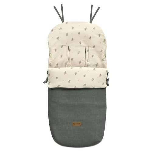 Janè Sacco invernale Universale per passeggini 0-12m (100x50cm) NEST PLUS SLIGHT Botanic 80485Sl U78