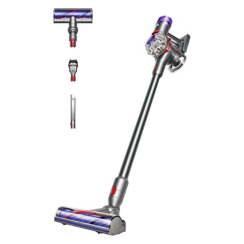 Dyson Scopa elettrica batteria V8 Advanced Silver e Nickel 492636 01