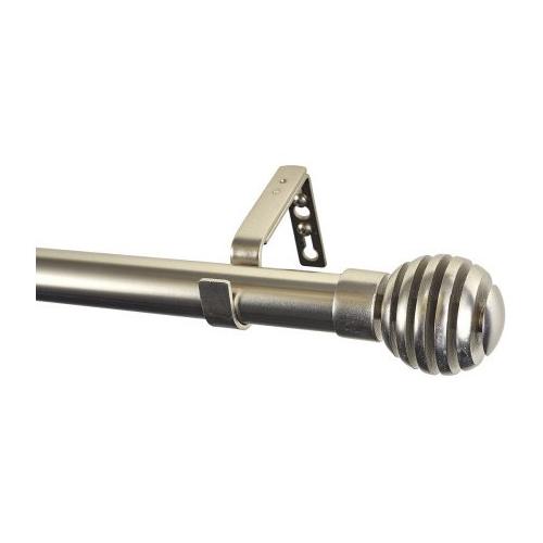 Cintacor Kit bastone tenda Sfera Cerchi (160x1,9 cm) KITS METAL Cromo satinato FK199