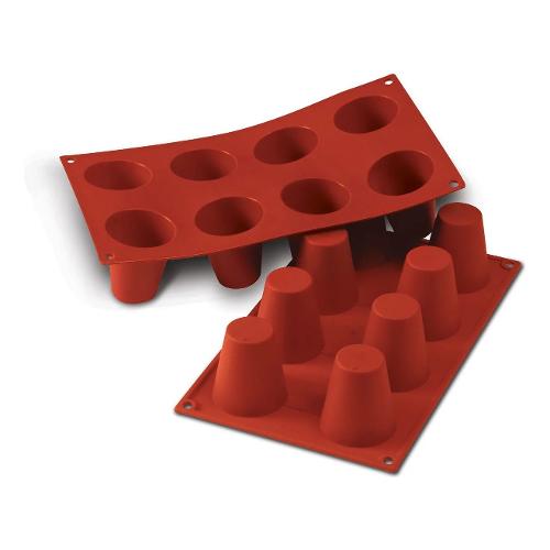 Silikomart Stampo Silicone Pasticceria 8P Babà (5,5cm) 20 021 00 0065