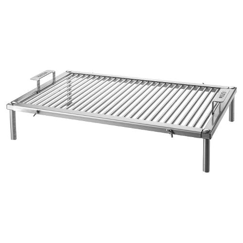 R.Zeta Griglia barbecue K2 inox (80x50x11cm)