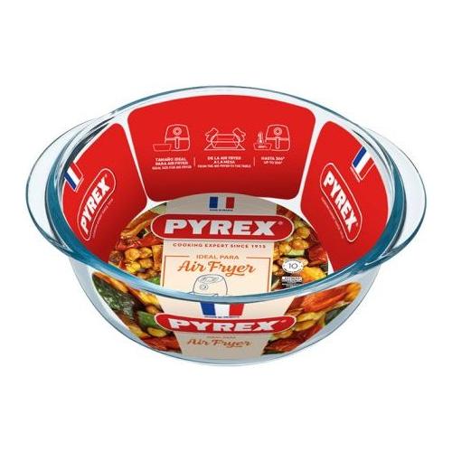 Pyrex Pirofila Vetro borosilicato (20cm) AIR FRYER Trasparente 207B100 7648