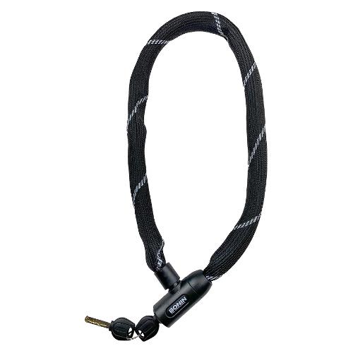 Bonin Catena di sicurezza Lucchetto a chiave (90 cm) Nero ILL338