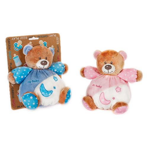Lelly Peluche Orsetto Puffotto (22cm) PLAY ECO PLAY GREEN Assortito 800501