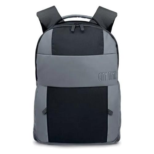 Niji Zaino notebook 15,6" CITY TIME Shuttle Gray e Black 81384