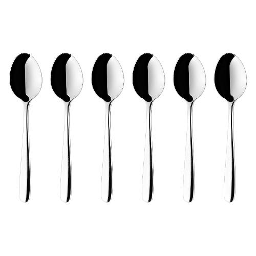 Guzzini Set cucchiaini caffè 6 pz Inox FRIDA Cromo lucido 12850763