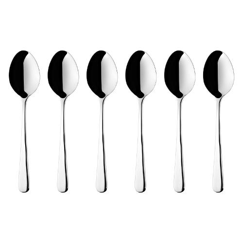 Guzzini Set cucchiaini caffè 6 pz Inox ZELDA Cromo lucido 12850663