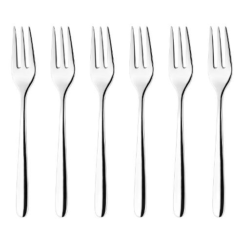 Guzzini Set forchette dessert 6 pz Inox FRIDA Cromo lucido 12850463