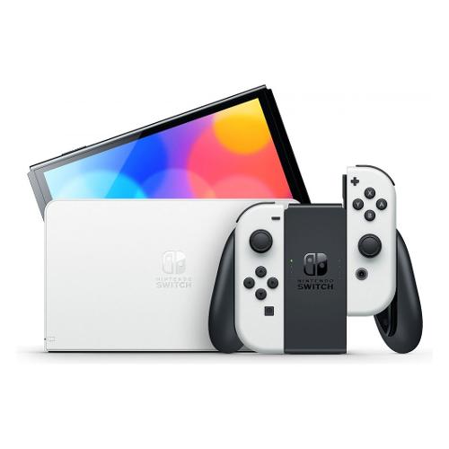 Nintendo Console videogioco SWITCH OLED Bundle Super Mario Wonder + 12 Mesi NSO White e Black 10014485