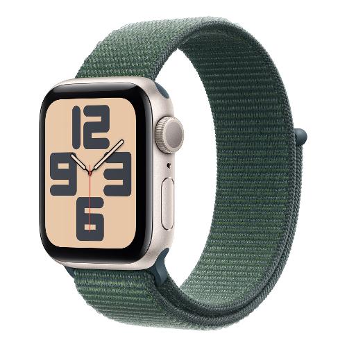Apple Smartwatch ( OLED ) WATCH SE 2ND Alluminio GPS Sport Loop Starlight e Lake green 40 mm MXEH3QL A