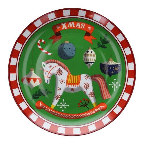 Tognana Piatto panettone Porcellana (31cm) Toys Green CHRISTMAS Verde NT022316071