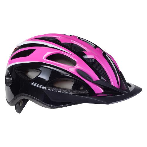 Bonin Casco bambini taglia M 54-59 Infusion Rosa e Nero IVC587
