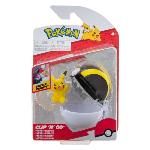 Rei Toys Mini personaggio Clip n'Go in Pokè Ball (5cm) POKÉMON Assortito PK160600