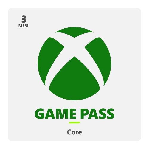 Microsoft Ricarica videogioco XBOX Game Pass Core 3mesi