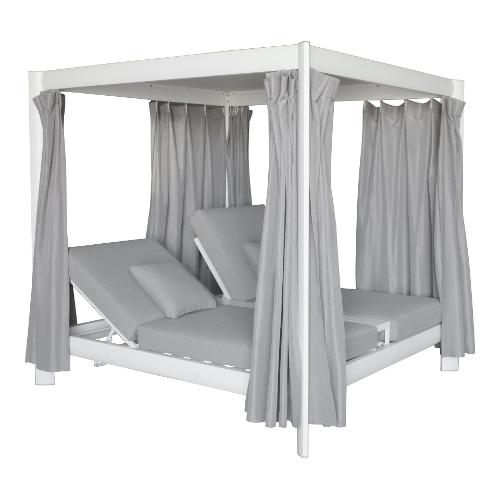 Amicasa Letto balinese TROPEA Double Bianco LY L 105