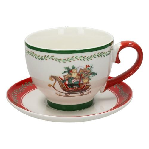 Andrea Fontebasso Tazza natalizia (480ml) Slitta CHRISTMAS TIME Bianco multicolore NL6856DM250