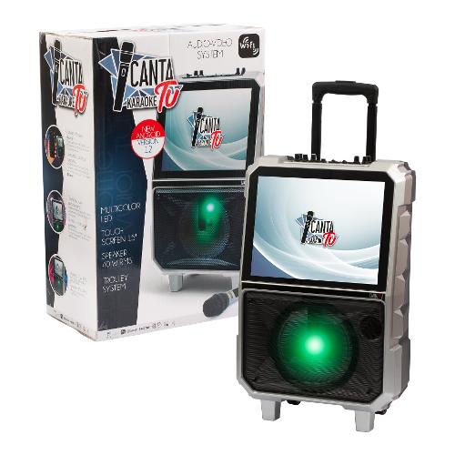 Giochi Preziosi Karaoke Trolley con microfono Wireless CANTA TU Silver CTC27000