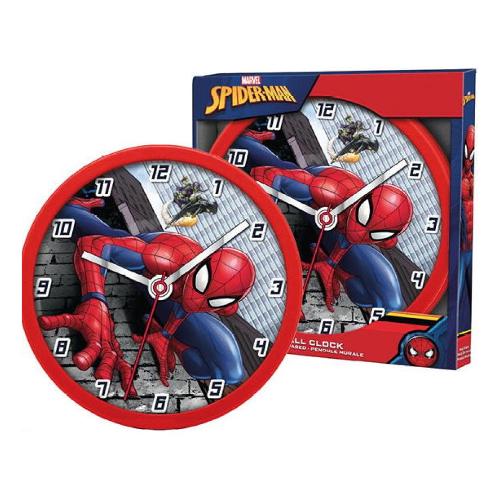 Giocheria Orologio da parete (25cm) SPIDERMAN Rosso POS240168