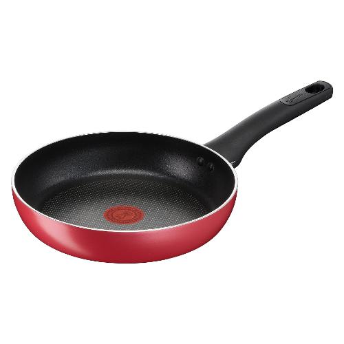 Lagostina Padella Alluminio antiaderente (26cm) CUCINA MEDITERRANEA Rosso e Nero 010254040126