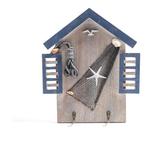 Mercury Porta chiavi Appendibile 2 ganci MARE Grigio e Blu 33143