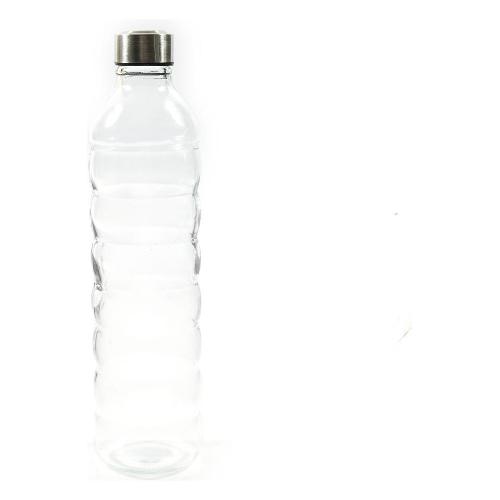 Mercury Bottiglia (1,25L) tappo metallo Trasparente e Cromo 37196