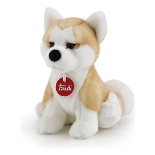 Trudi Peluche Akita Ascanio (16x20x24cm) CLASSIC Beige e Bianco 22663