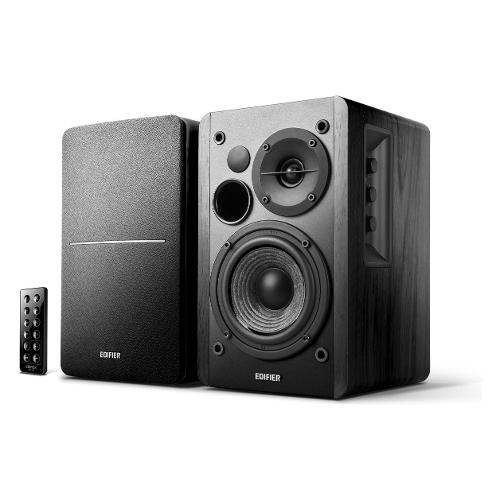 Edifier Coppia casse attive Powerful Bookshelf Black 42W R1280DB BLK