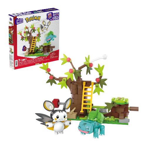 Mega Bloks Il Bosco Incantato di Emolga e Bulbasaur ( 194 pz ) POKÉMON 7a+ HTH69