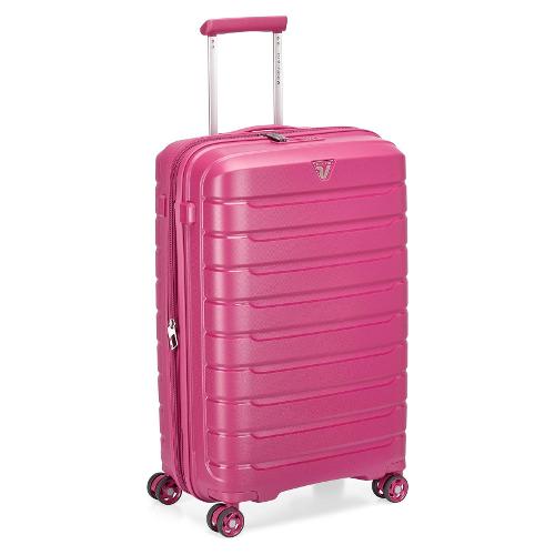 Roncato Trolley rigido espandibile tg. M (86Lt) 4 ruote (44x26x68cm) B-FLYING magenta 41818239