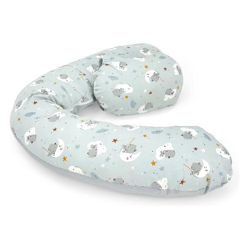 Baby Idea Cuscino gravidanza con supporto lombare POLLY Fantasia grigio 5801 FGR