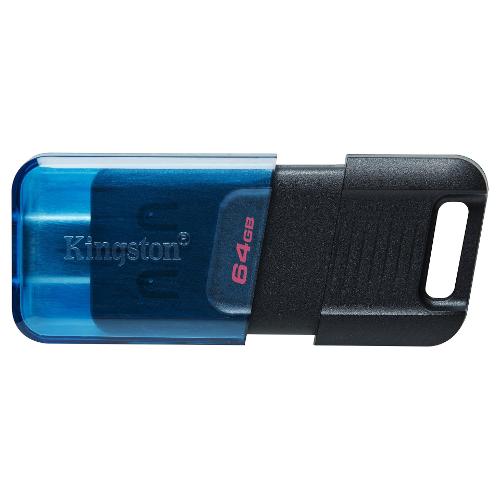 Kingston Chiavetta USB 64GB DATATRAVELER 80 M Black e Blue DT80M 64GB