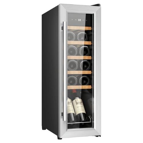 Cecotec Cantinetta 15 bottiglie GRAND SOMMELIER 1550 Inox e Black 00120 classe G (34,5x45x69cm)